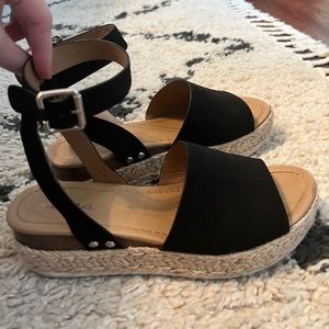 soda black espadrilles